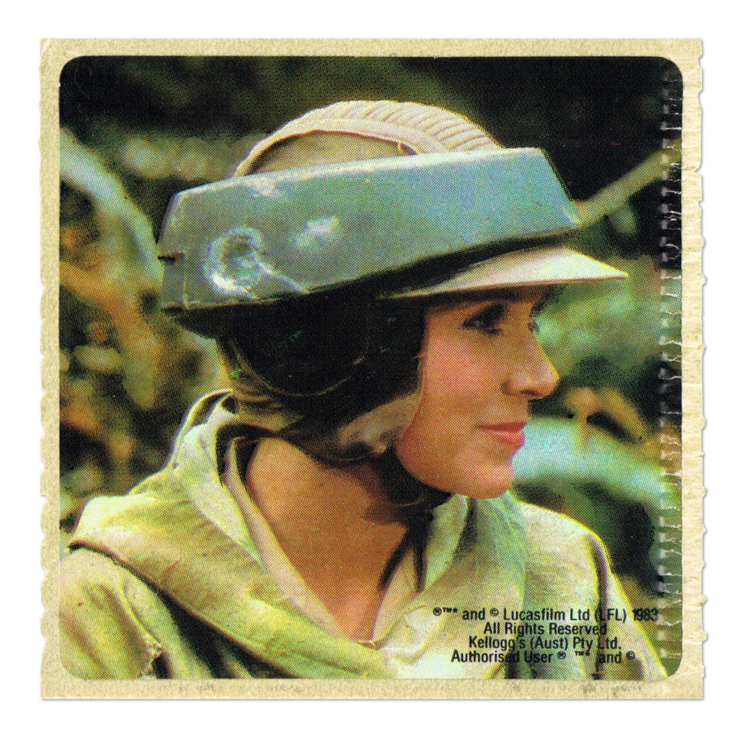 Kellogg's 1983 Sticker - Princess Leia