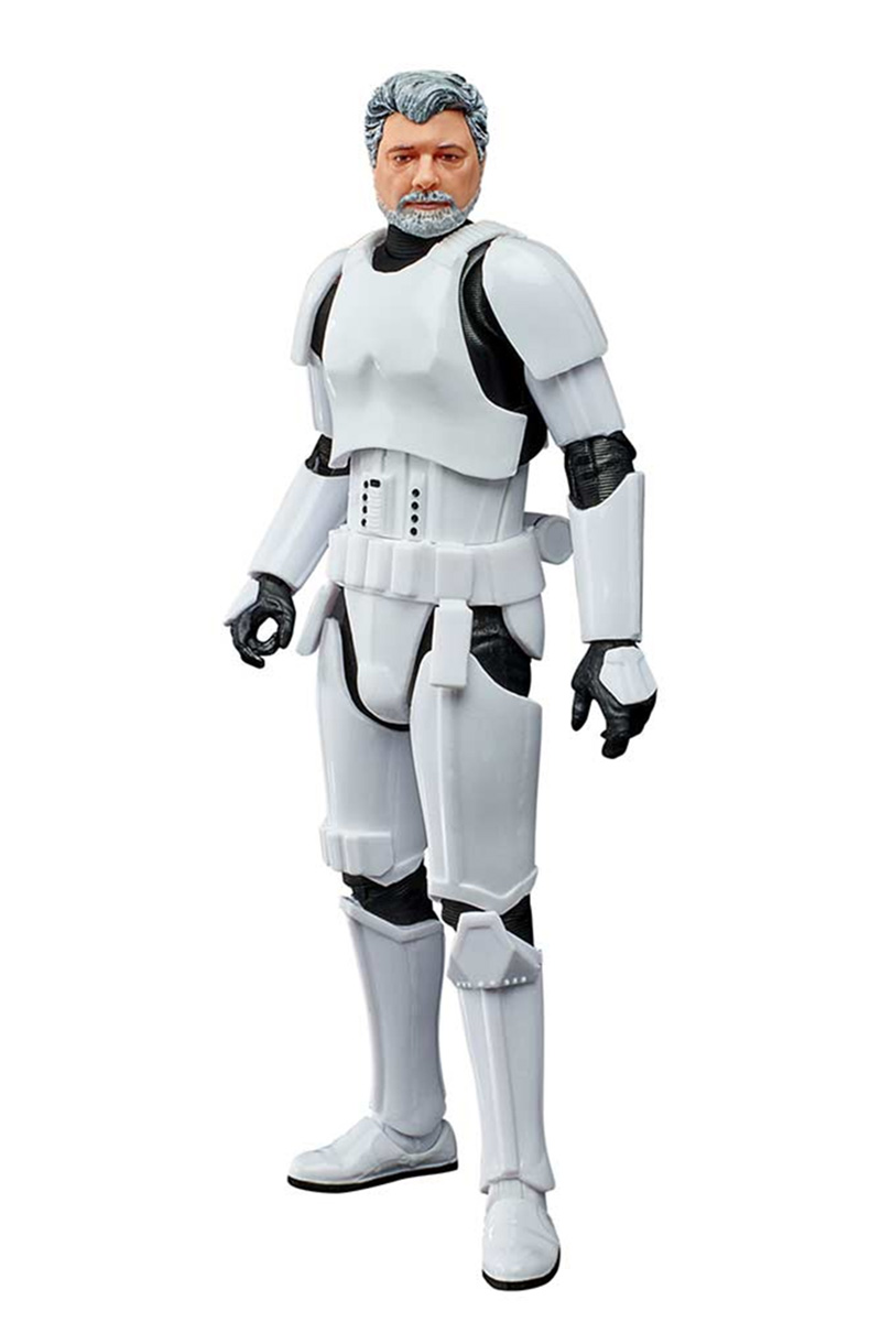 George Lucas (in Stormtrooper disguise) 6