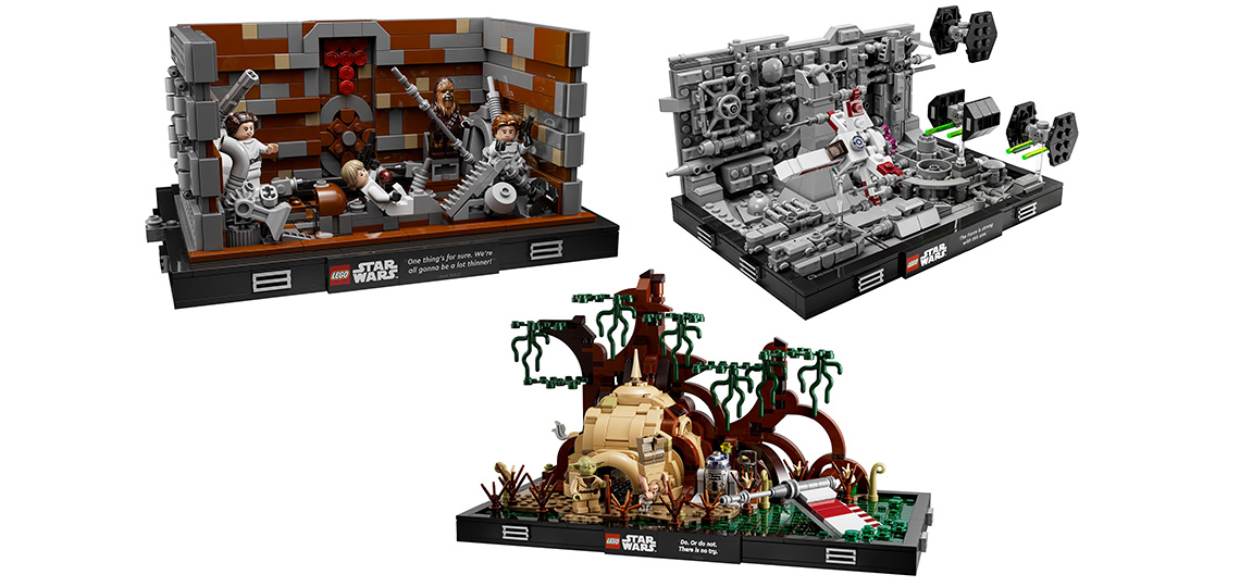 New LEGO Star Wars Return of the Jedi Dioramas Are Up for Preorder